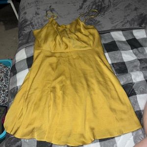 Express Dress Mustard Yellow.